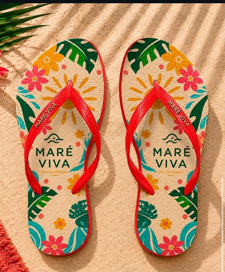 Chinelo Floral 26 — foto real do produto